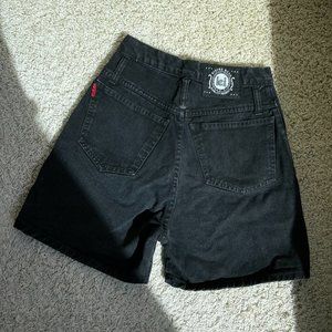 Vintage l.e.i. Black Denim Jean Shorts